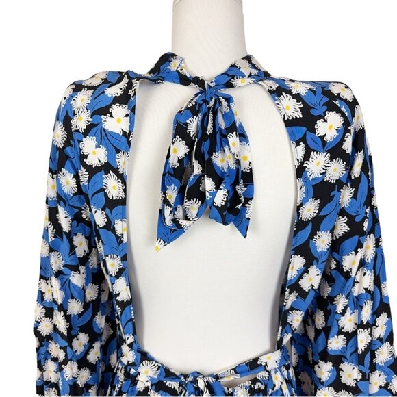 STAUD  Danica Dress - White Acid Floral - Picture 11 of 14